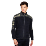 Men's Classic Black Slim-Fit Jacket