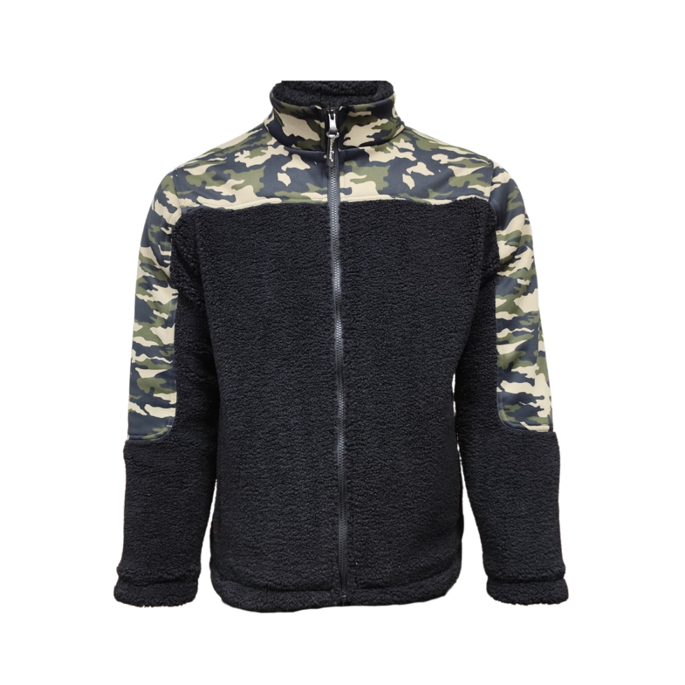 Men's Classic Black Slim-Fit Jacket